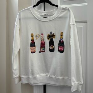 Why Dress Champagne Sweatshirt